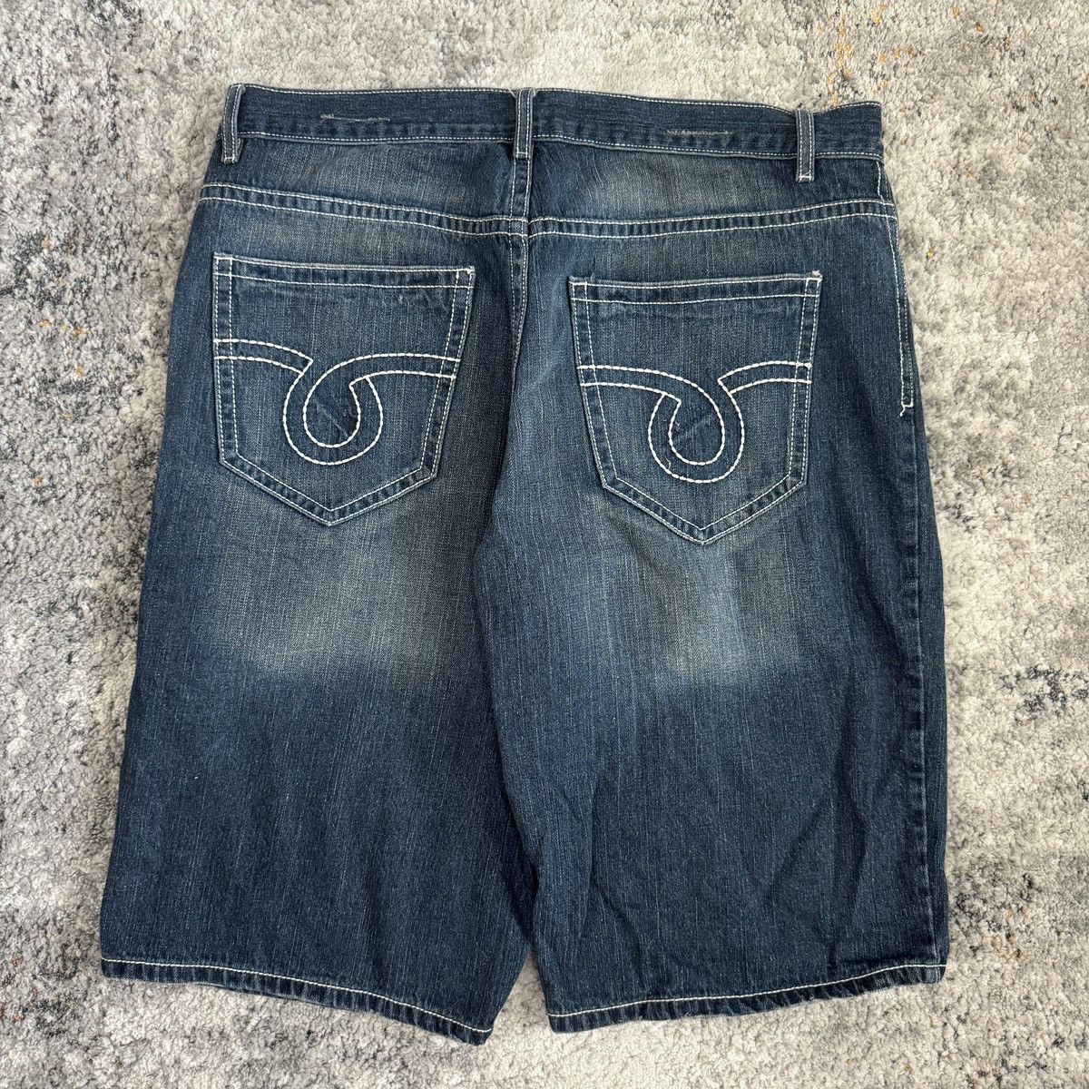 Avirex × JNCO × Vintage Crazy Vintage y2k Avirex baggy wide leg shorts Size US 38 / EU 54 - 1 Thumbnail