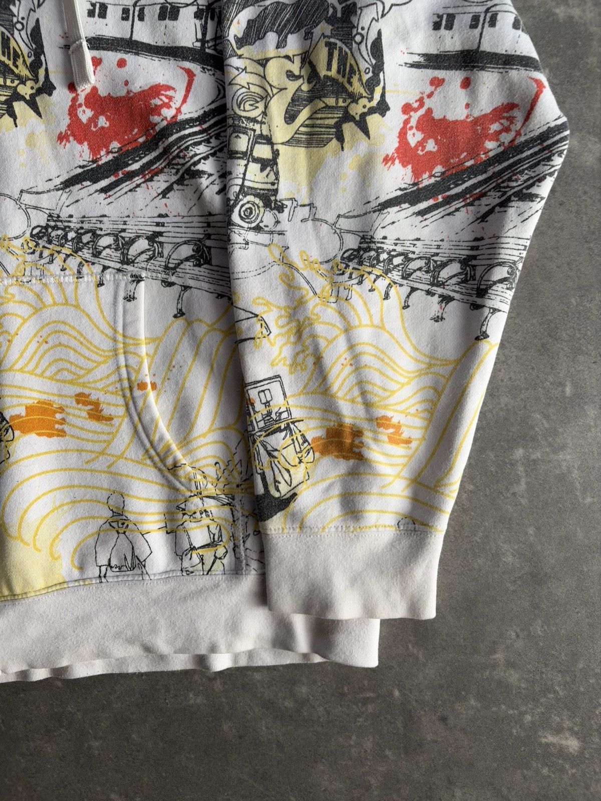 Ecko Unltd. Ecko Unltd Grafitti AOP Printed Baggy Zip Hoodie XL Size US XL / EU 56 / 4 - 5 Thumbnail