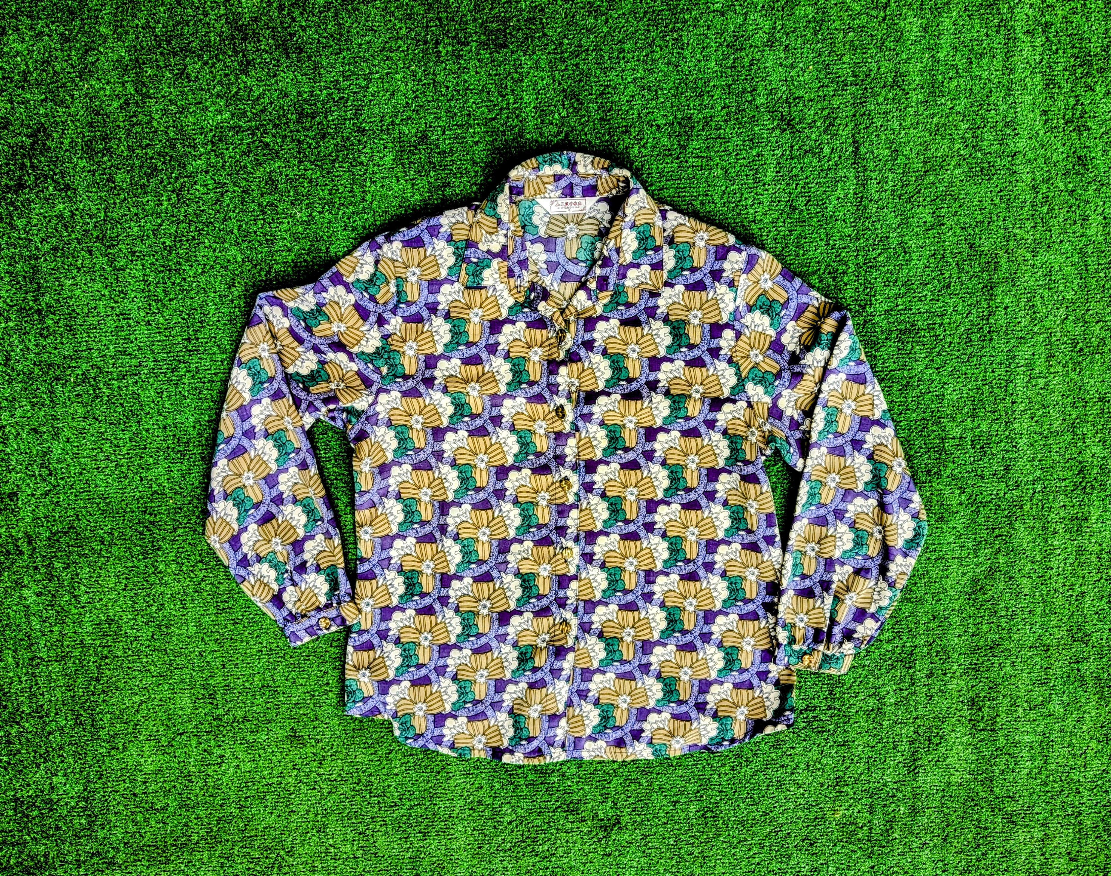 Other Sircon 1980s Vintage Floral Print Petite Blouse Shirt Top Size S / US 4 / IT 40 - 5 Thumbnail
