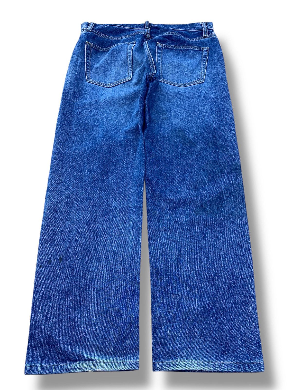 Uniqlo Uniqlo Blue Wash Style Straight Leg Jeans Size US 32 / EU 48 - 3 Thumbnail