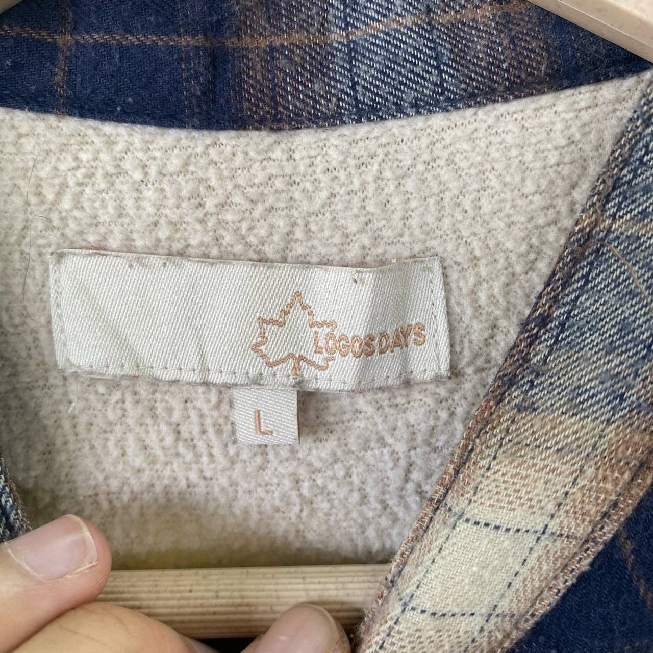 Flannel × Japanese Brand × Vintage Vintage Logos Shadow Plaid Flanel Jacket Size L / US 10 / IT 46 - 6 Thumbnail