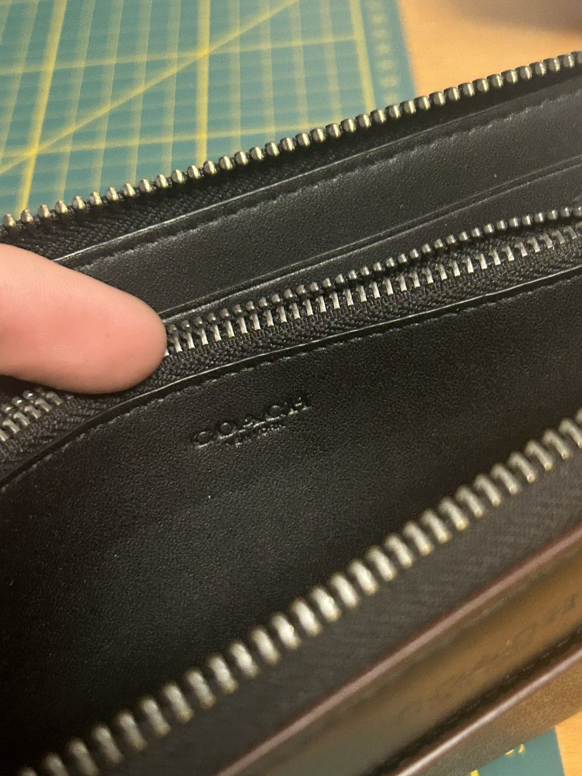 Coach Coach monogram leather and canvas accordion wallet Size ONE SIZE - 3 Thumbnail