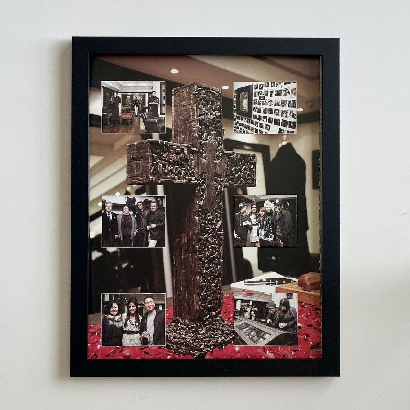 Chrome Hearts × Japanese Brand × Vintage Chrome Hearts big cross Framed poster 9x11 Size ONE SIZE - 1 Thumbnail