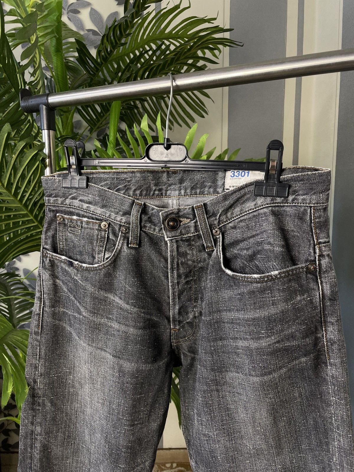 G-Star G-Star RAW Men’s Grey Jeans Pants 3301 Size 31x32 Size US 31 - 5 Thumbnail