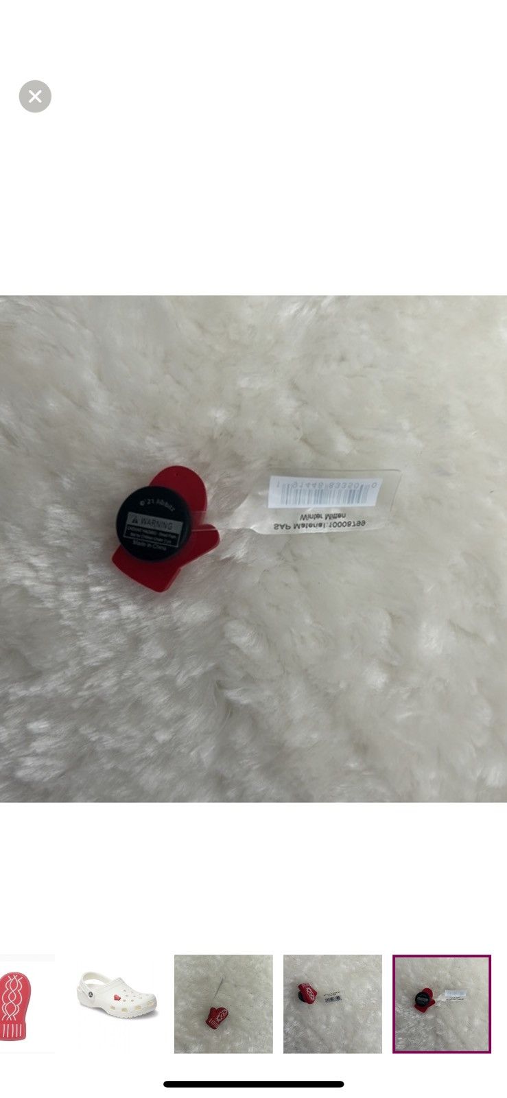 Crocs Crocs winter mitten shoe jibbitz charm Size ONE SIZE - 4 Thumbnail