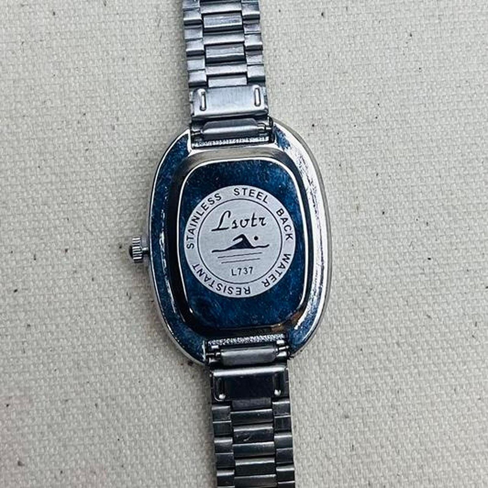 Vintage 2000s vintage style square stainless steel luxury watch Size ONE SIZE - 3 Thumbnail