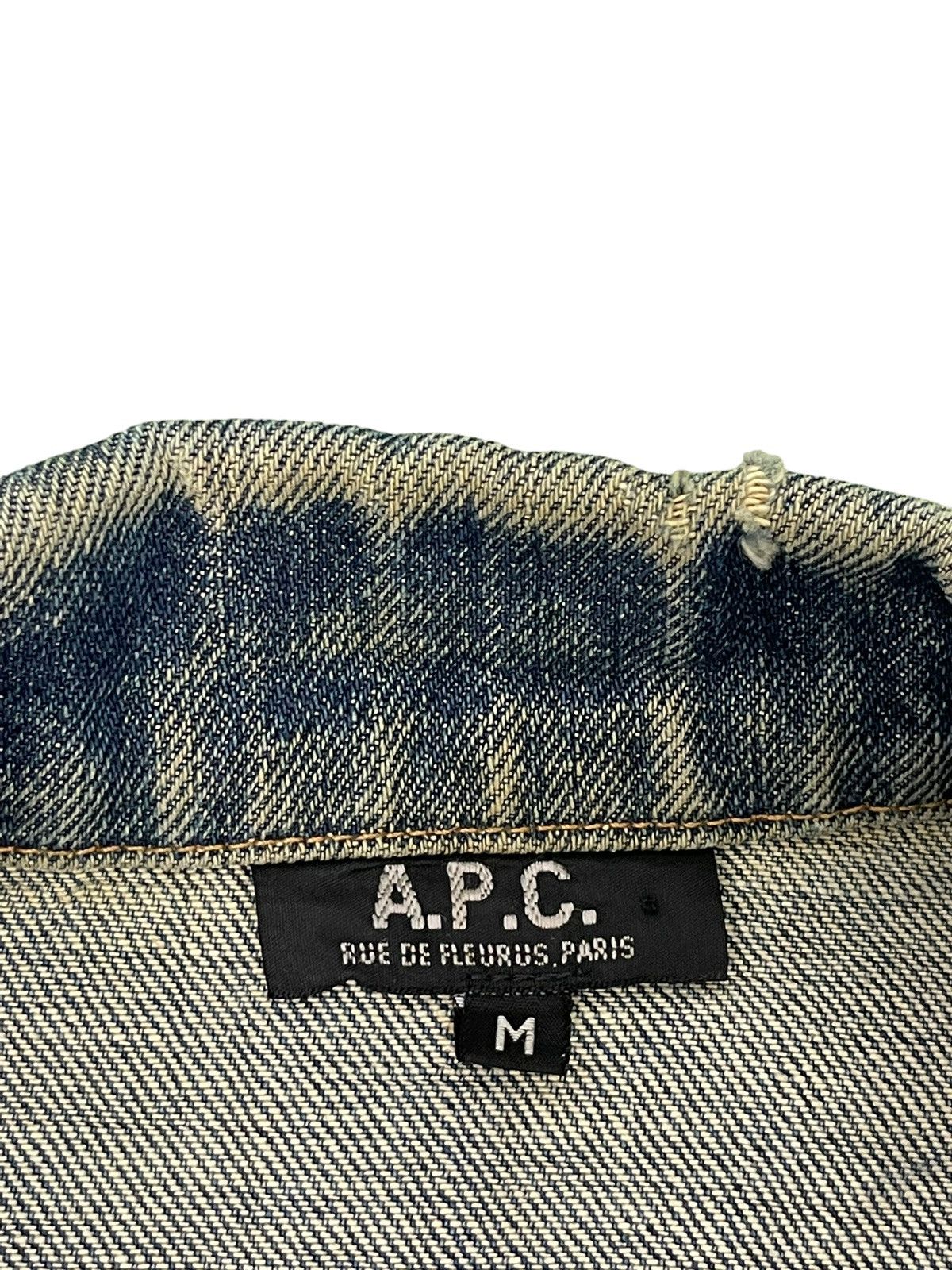 A.P.C. Iconic A.P.C. France Trucker Jacket Denim Faded 5🟩5 Size US M / EU 48-50 / 2 - 10 Thumbnail