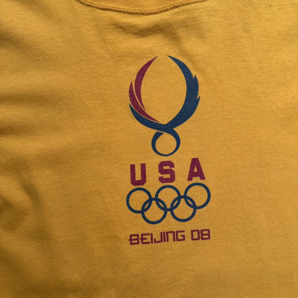 USA Olympics Vintage Y2K USA Olympics Beijing 08 T-Shirt Size US XXL / EU 58 / 5 - 5 Thumbnail