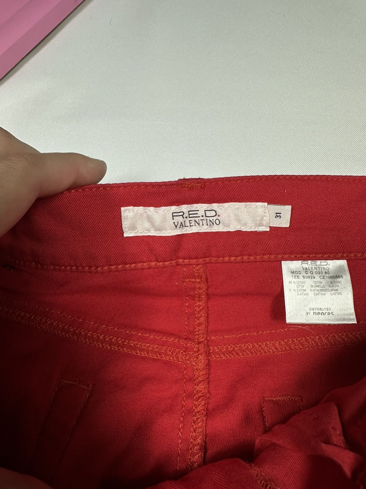 RED Valentino Red Valentino Jeans Pants Classic Basic Logo Slim Straight Size 27" / US 4 / IT 40 - 10 Thumbnail