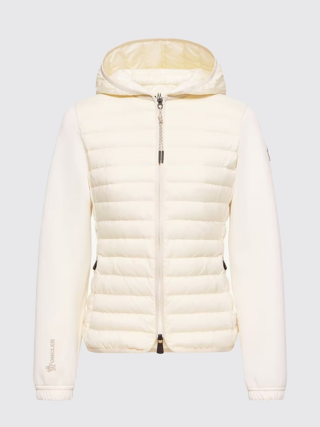 Moncler Moncler Sweatshirt Woman White Size M / US 6-8 / IT 42-44 - 1 Preview