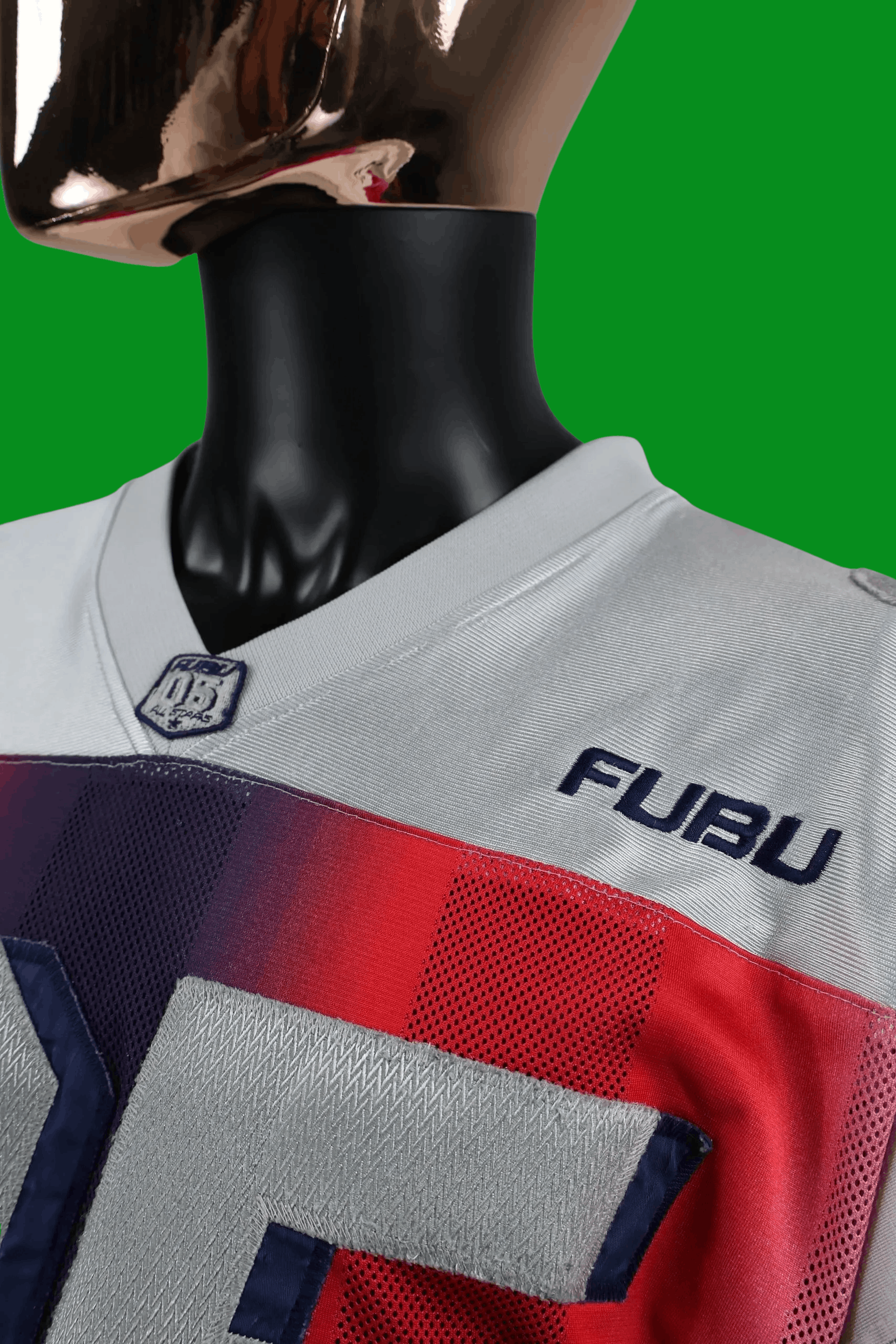 Fubu FUBU Sport 05 Football Jersey Blue Red White Champions Y2K Size US XXL / EU 58 / 5 - 4 Thumbnail