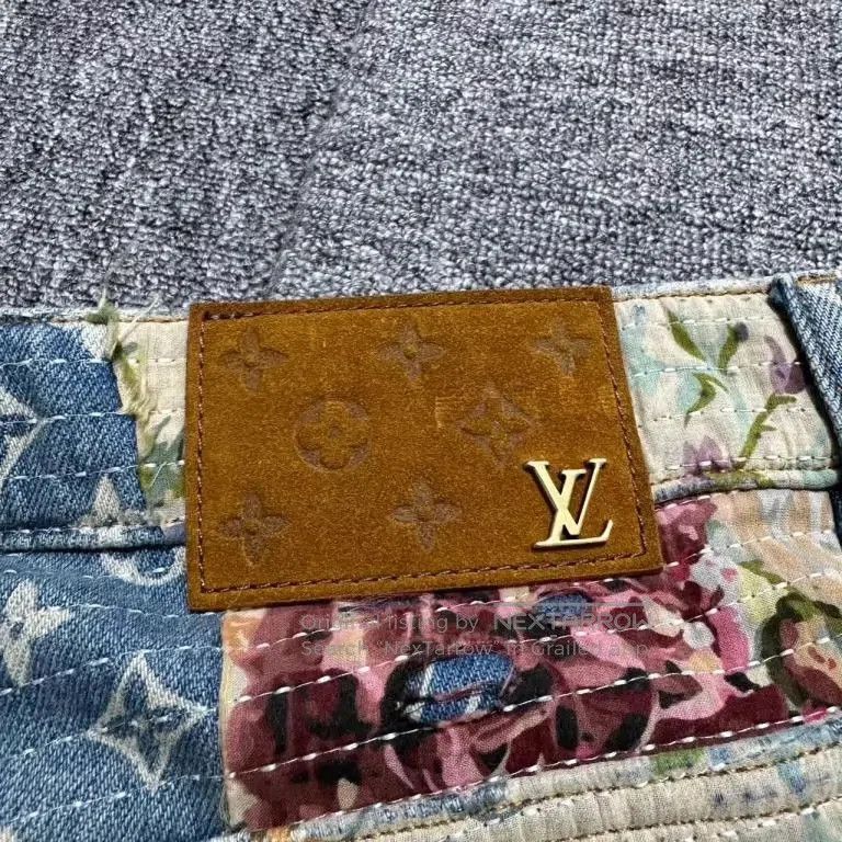 Louis Vuitton louis vuitton floral destruction boro jeans. Size US 34 / EU 50 - 4 Thumbnail