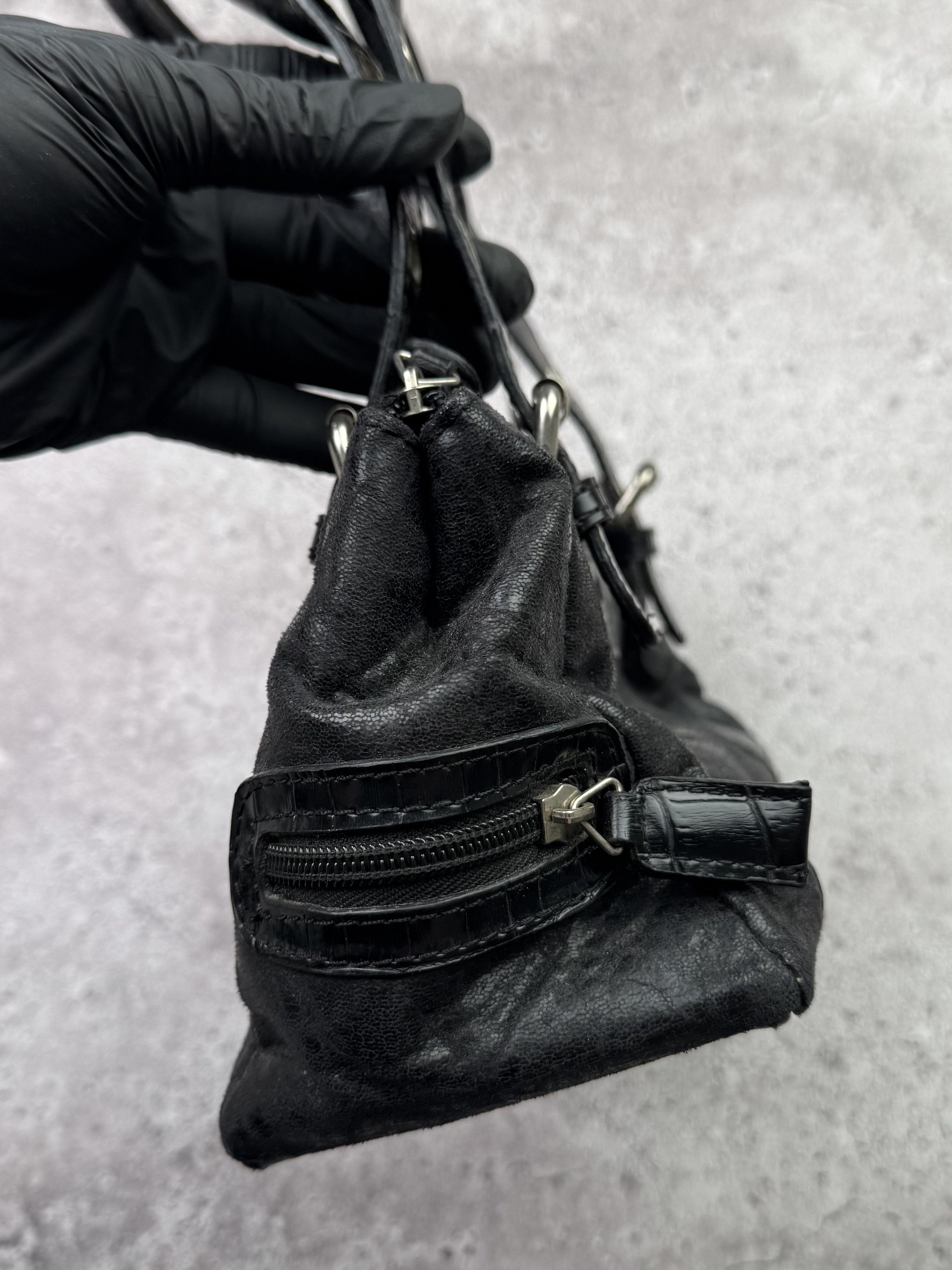 Vintage Vintage Handle Bag C515(V218) Size ONE SIZE - 8 Thumbnail