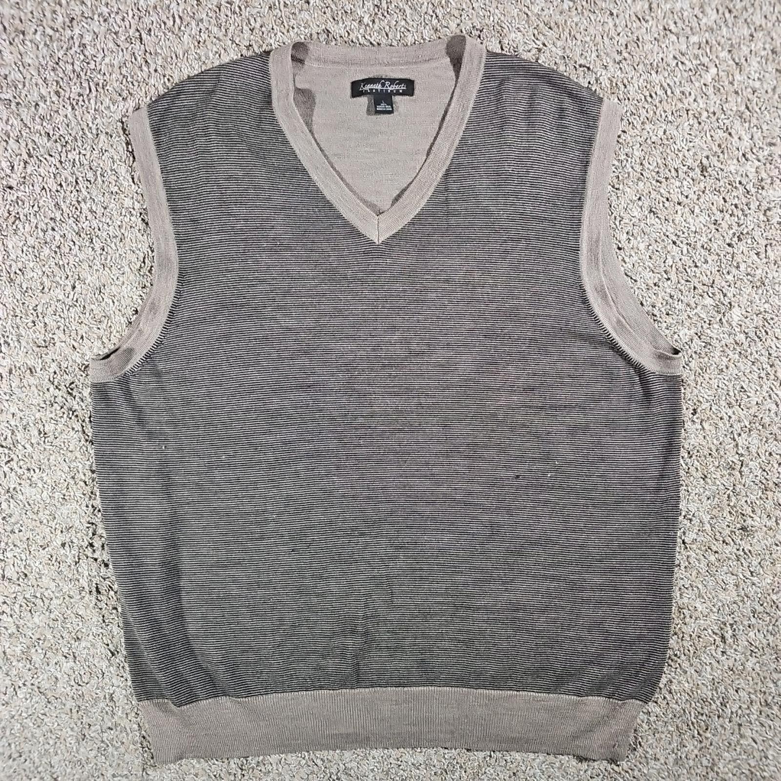 Other Kenneth Roberts Platinum L Merino Wool Vest Size US L / EU 52-54 / 3 - 1 Thumbnail
