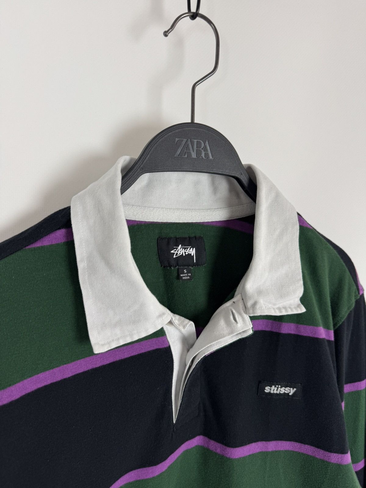 Stussy Stussy Striped Rugby LS Shirt Size US S / EU 44-46 / 1 - 3 Thumbnail