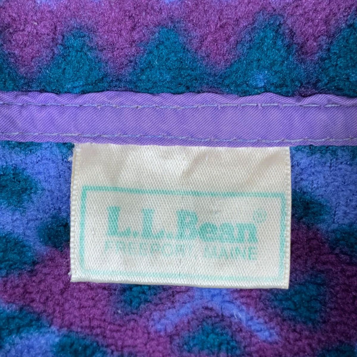 L.L. Bean × Vintage Vintage L.L.BEAN Half Button Fleece Sweatshirt Pullover Size US L / EU 52-54 / 3 - 4 Thumbnail