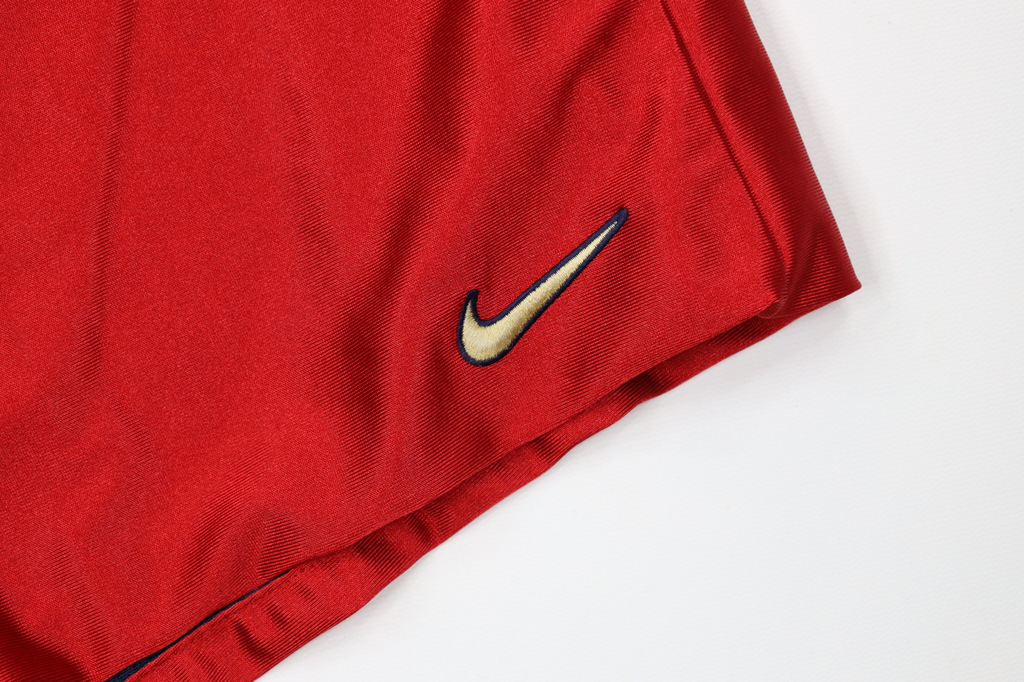 Nike Vintage 90s Y2K Nike Mini Swoosh Reversible Shorts Blue Red Size US 34 / EU 50 - 4 Thumbnail