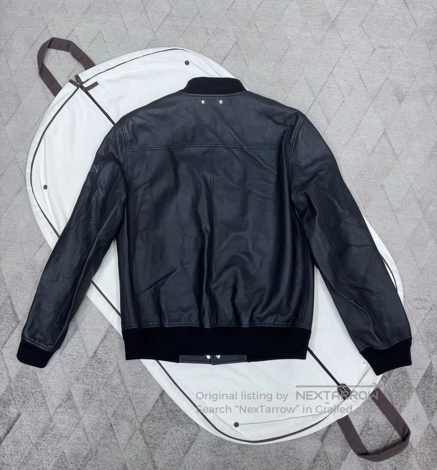 Louis Vuitton LV NBA Calf Leather Baseball Jacket. Size US L / EU 52-54 / 3 - 5 Thumbnail