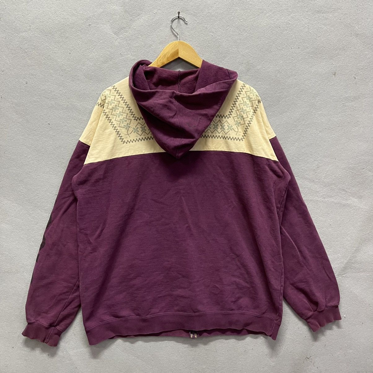 Neighborhood 2003 Neighborhood “Disco” Archive Zip Hoodie Purple & Cream Size US XL / EU 56 / 4 - 8 Thumbnail