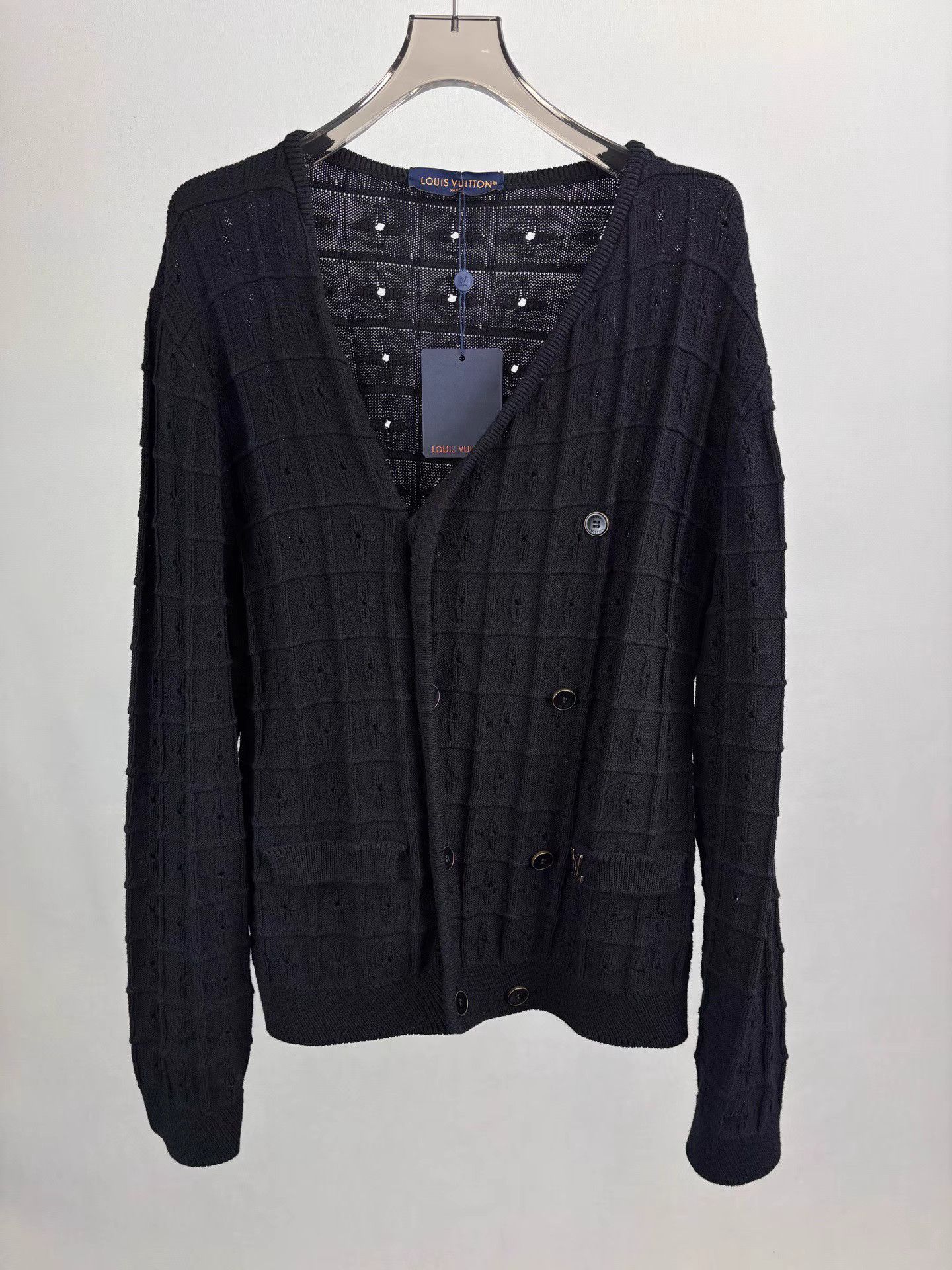 Louis Vuitton LOUIS VUITTON LV25 New Double-Breasted Cardigan Size US XXL / EU 58 / 5 - 1 Thumbnail