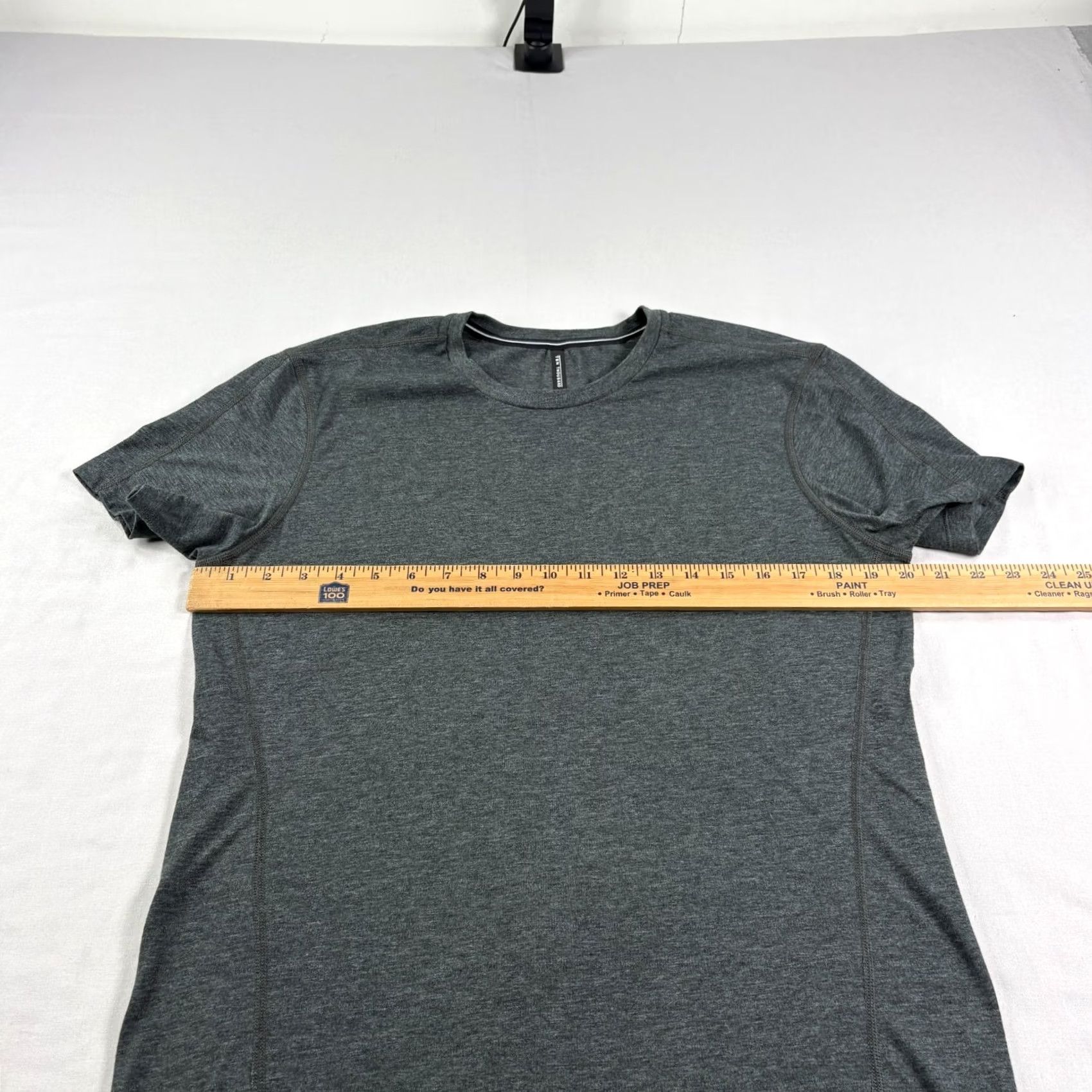 Ten Thousand Ten Thousand Durable Shirt Mens M Gray Performance Athleisure Stretch Short Sleeve Crew Neck Logo Basic Activewear Gym & Training Mens Size US M / EU 48-50 / 2 - 3 Thumbnail