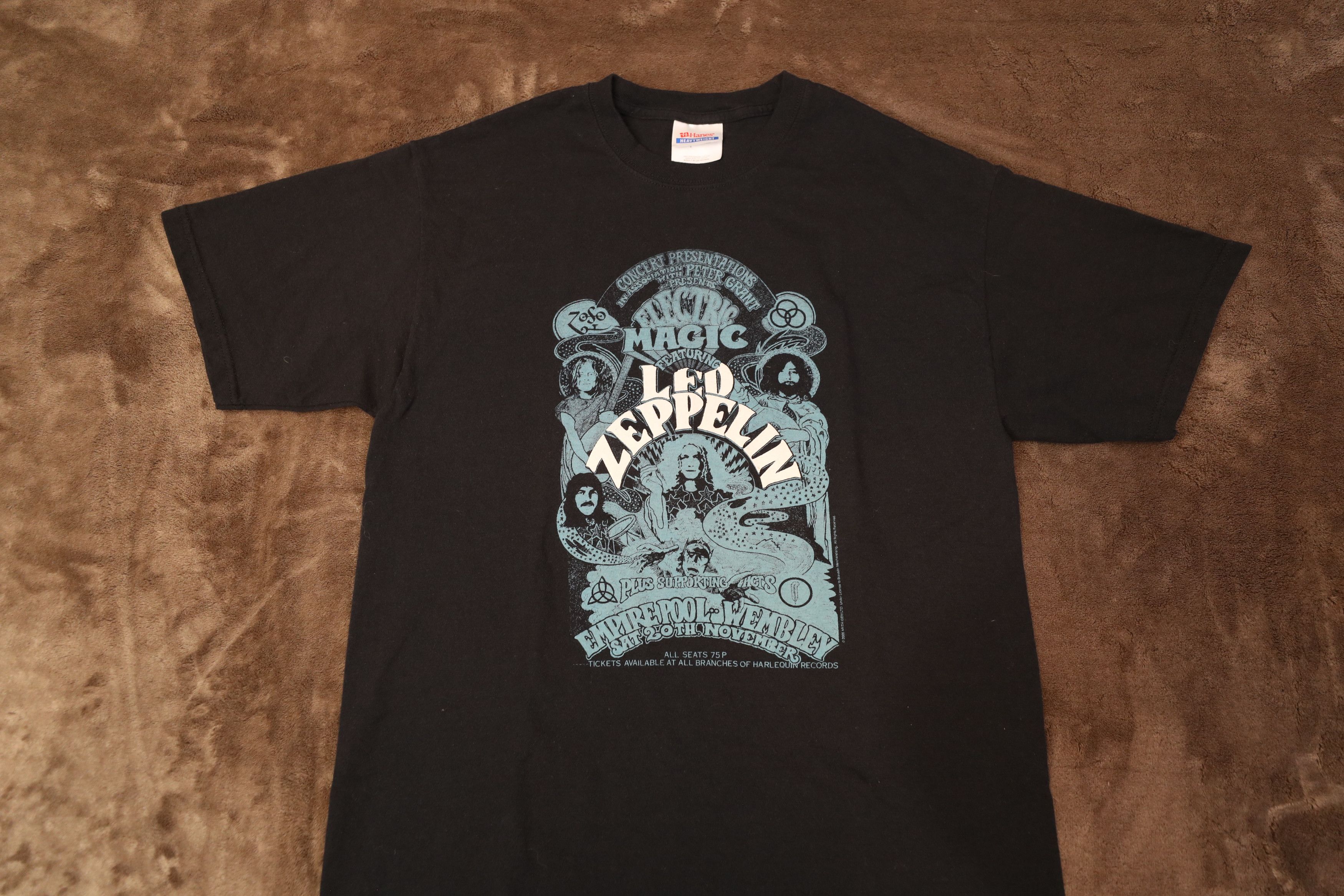 Band Tees Vintage 2005 Electric Magic Led Zeppelin Myth Gem Tee (M) Size US M / EU 48-50 / 2 - 3 Thumbnail