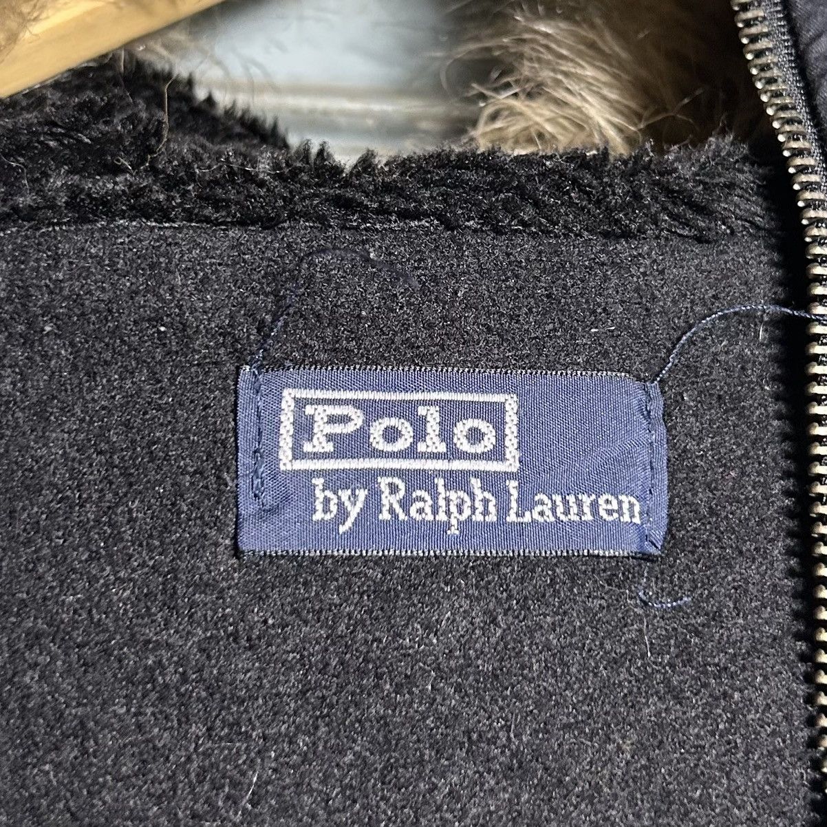 Polo Ralph Lauren × Vintage Vintage 90s Polo Ralph Lauren Fur Hoodie Puffer Jacket Size M / US 6-8 / IT 42-44 - 5 Thumbnail