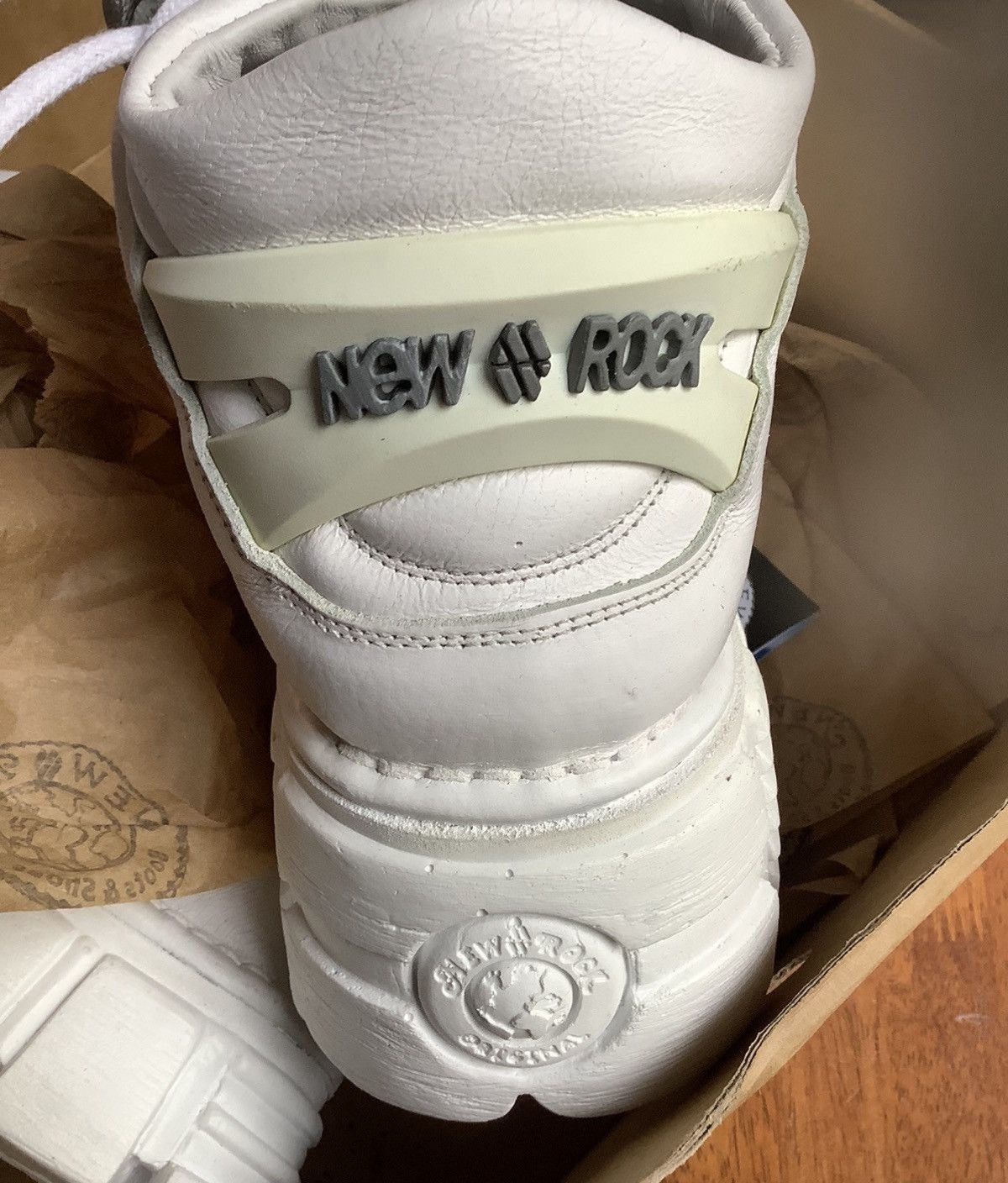 New Rock New rocks white never worn Size US 11.5 / EU 44-45 - 4 Thumbnail