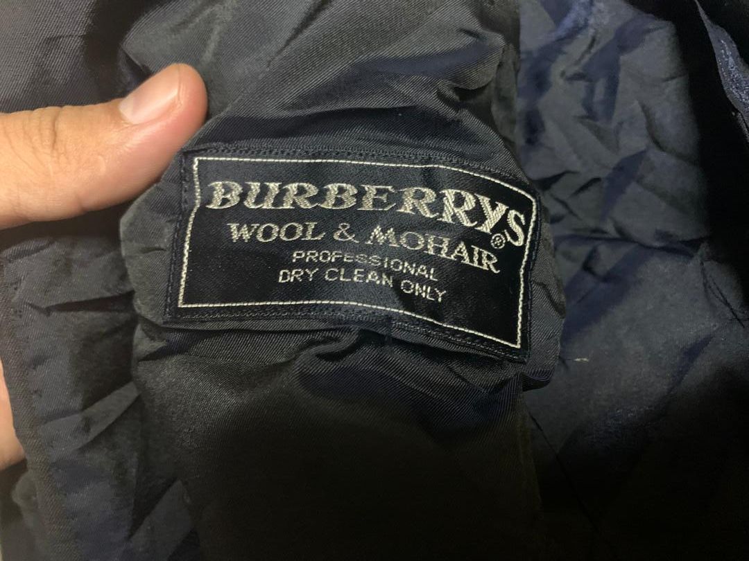 Burberry Vintage Burberrys mohair&wool Blazer Size 44R - 12 Thumbnail