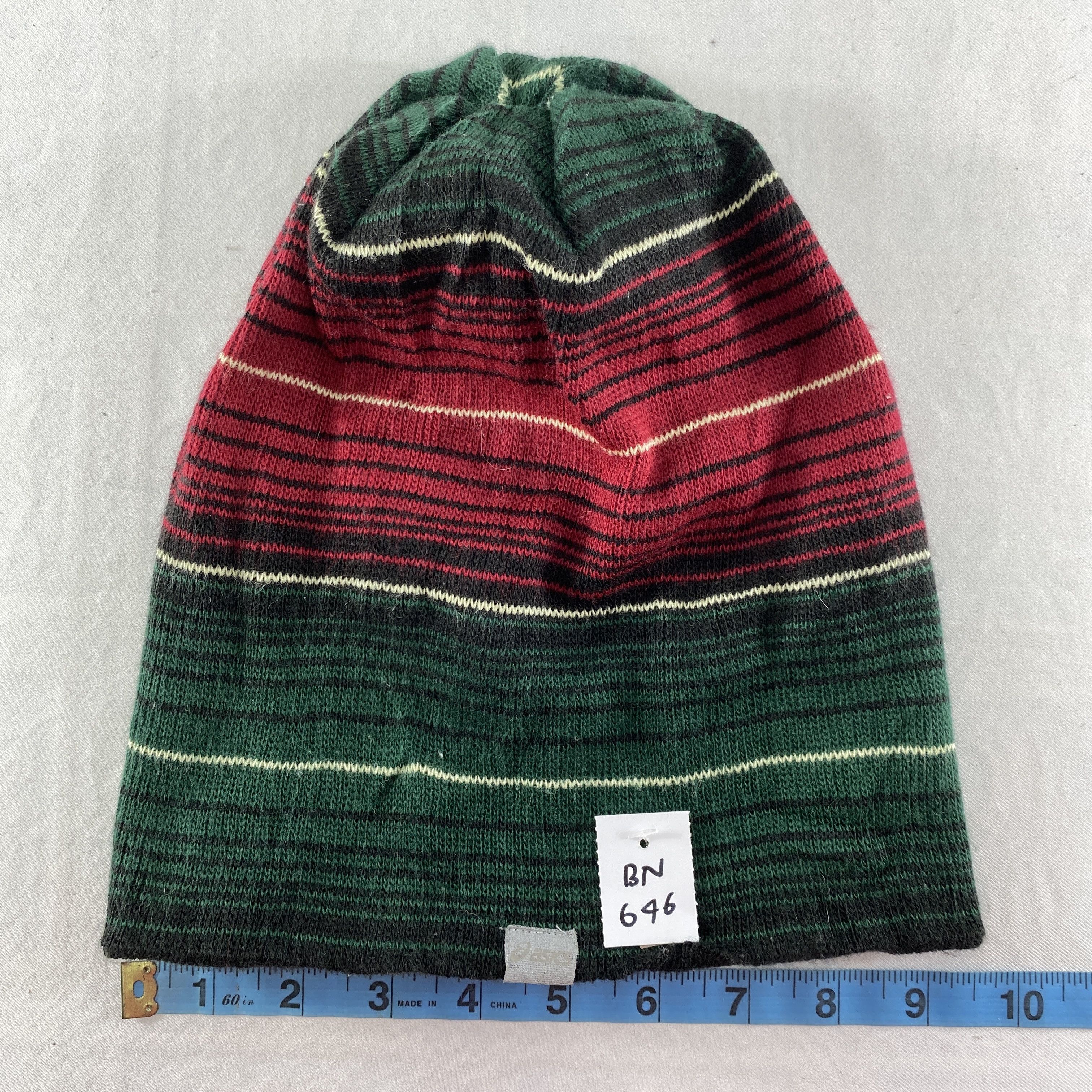 Asics Asics Stripes Snow Cap Hat Beanie -BN646 Size ONE SIZE - 4 Thumbnail
