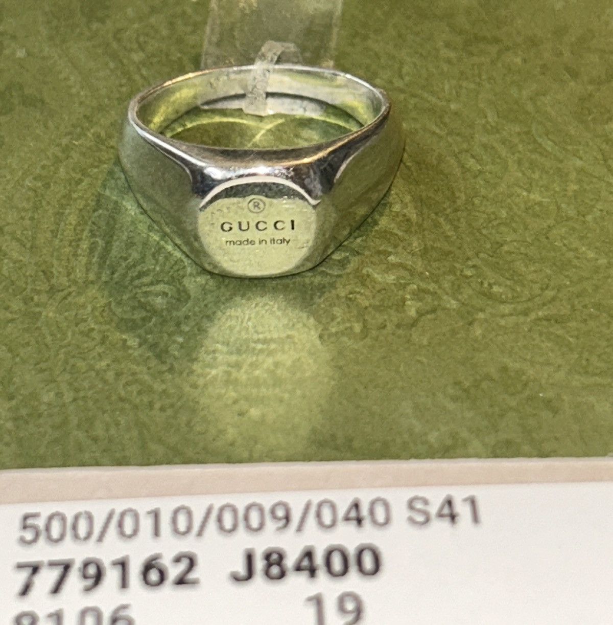 Gucci Gucci Trademark 10mm Silver 925 Ring Unisex Size ONE SIZE - 4 Thumbnail