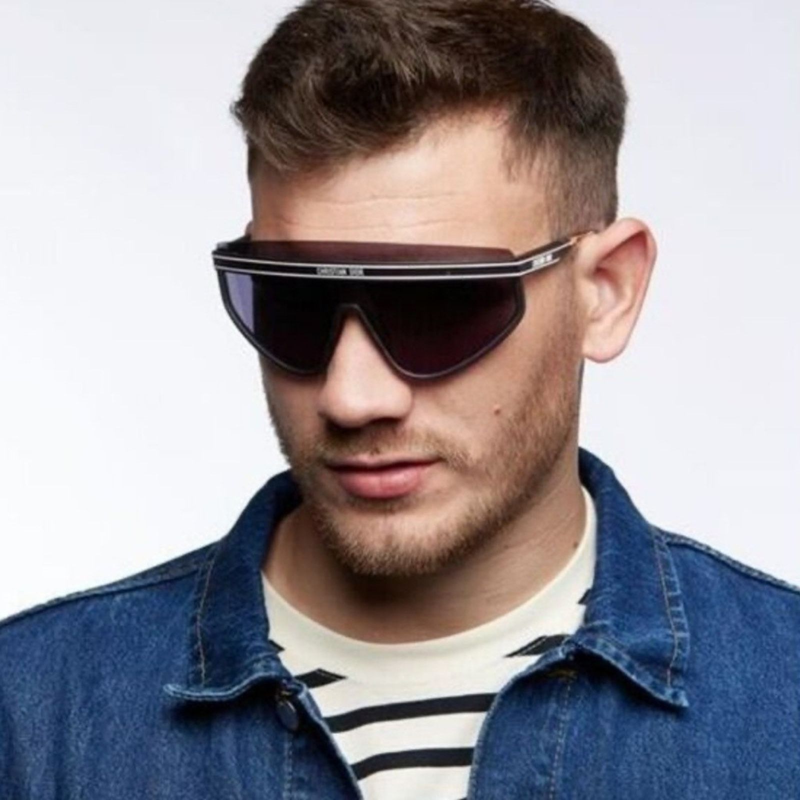 Dior NEW DIORCLUB M2U 31B0 Matte Navy Blue/Blue Unisex Sunglasses Size ONE SIZE - 11 Thumbnail