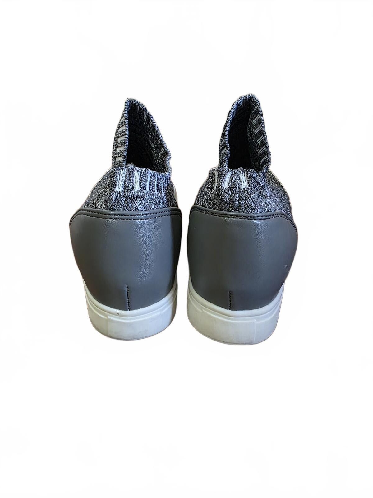 BRAHMIN 2 Pairs Gray Black Fabric Slipon Sneakers Shoes Womens Sz 7 Size US 7 / IT 37 - 4 Thumbnail