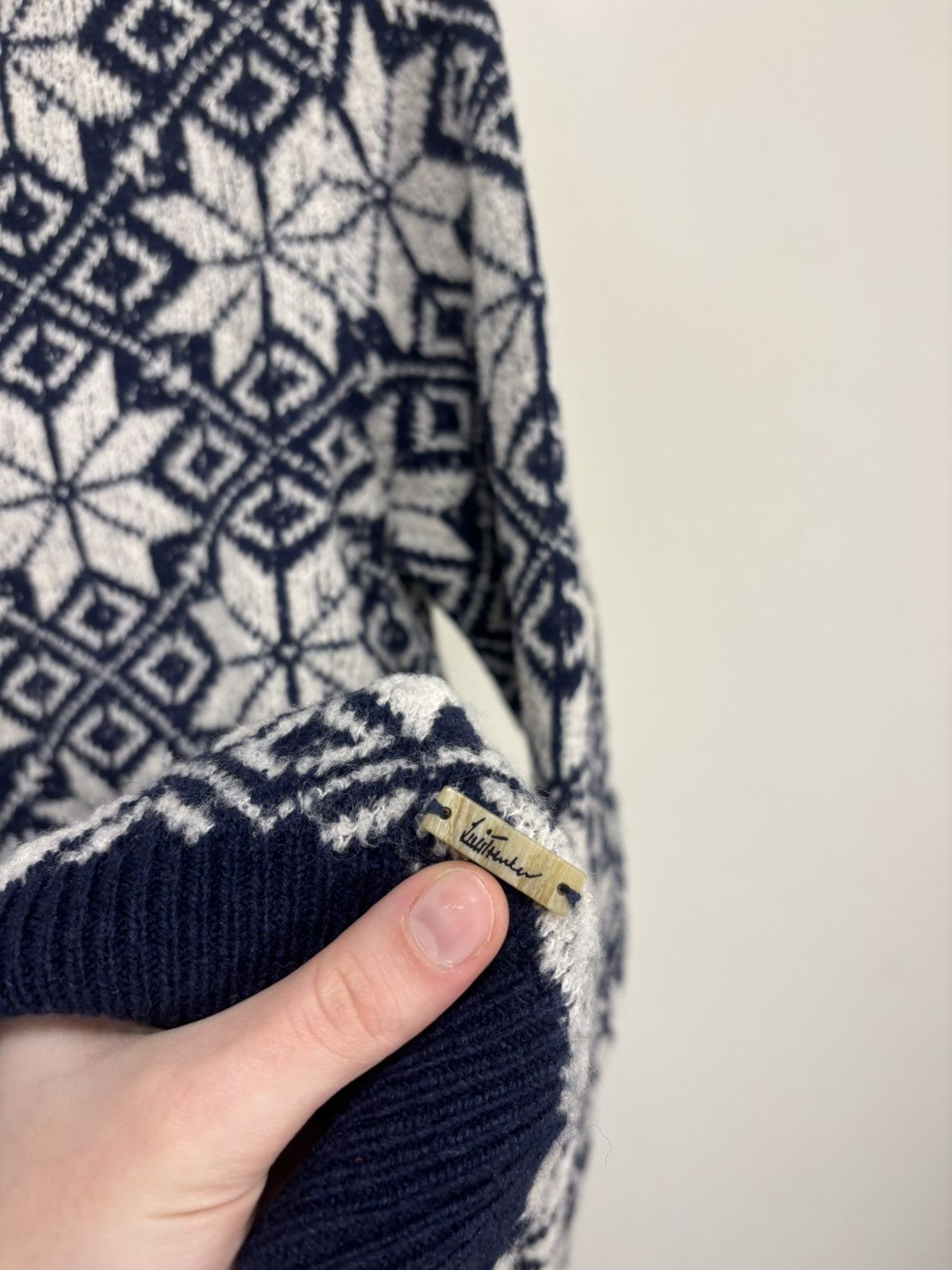 Other Luis Trenker Women’s Wool Alpine Fair Isle Cardigan Sweater Size XL / US 12-14 / IT 48-50 - 6 Thumbnail