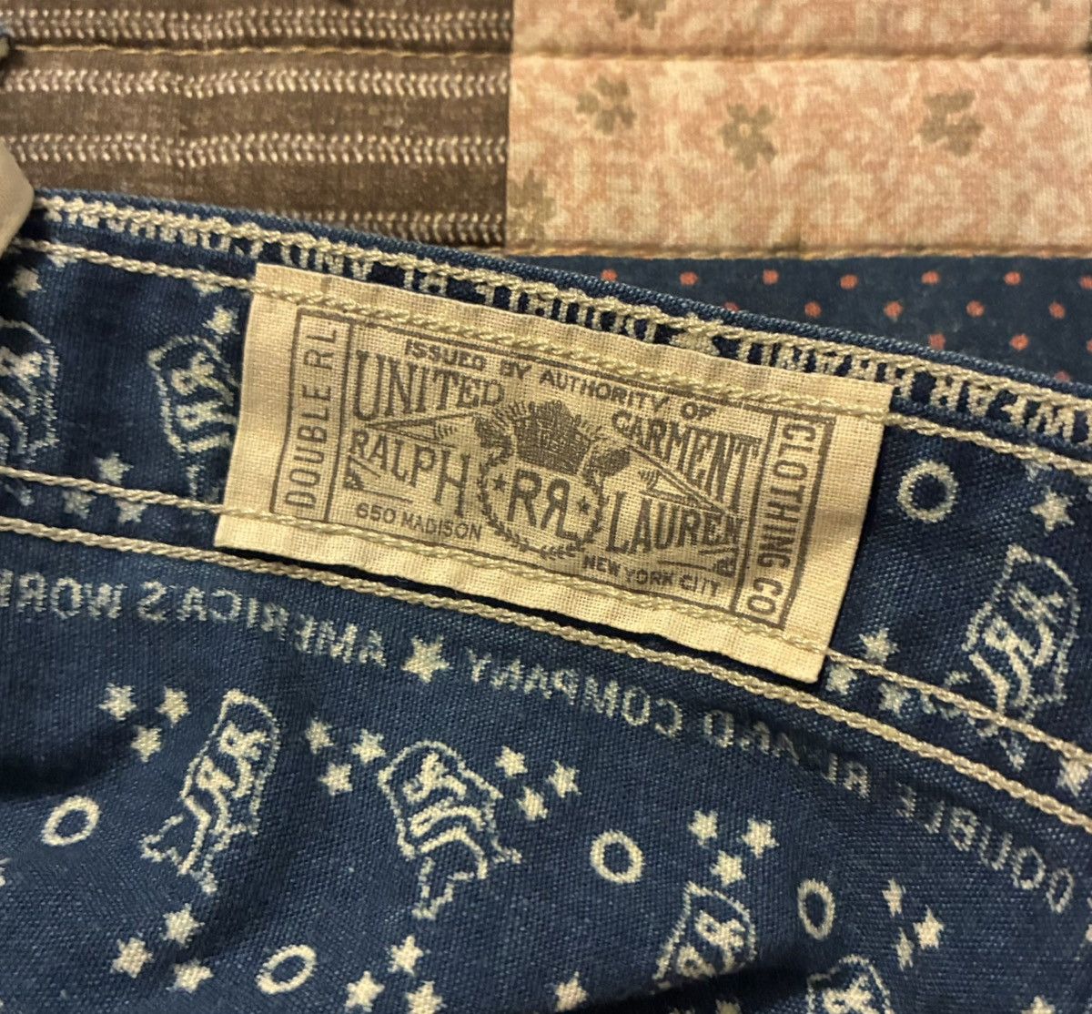 RRL Ralph Lauren DOUBLE RL RALPH LAUREN RRL INDIGO BUTTON UP SHIRT- SIZE MED Size US M / EU 48-50 / 2 - 8 Thumbnail