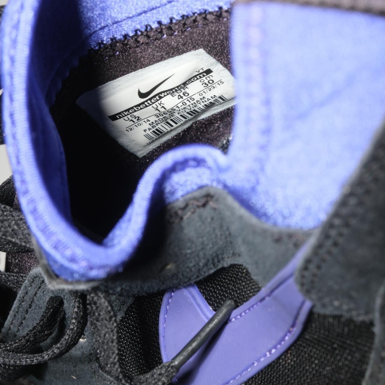 Nike Nike Air Max 93 'Black Persian Violet' 2015 Size US 12 / EU 45 - 7 Thumbnail