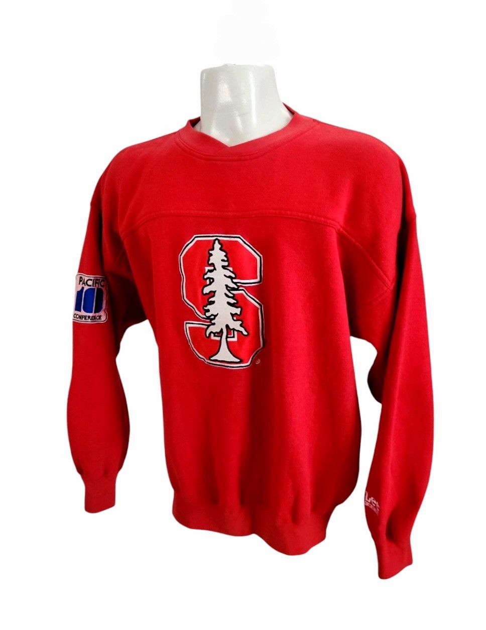 Lee × Vintage Vintage 90s Stanford University Crewneck Sweatshirt Lee XL Size US XL / EU 56 / 4 - 3 Thumbnail