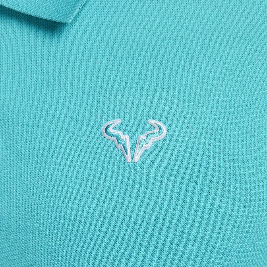 Nike Nike Polo Rafa Nadal Slim Fit Tennis Polo Bull Teal Size US L / EU 52-54 / 3 - 4 Thumbnail