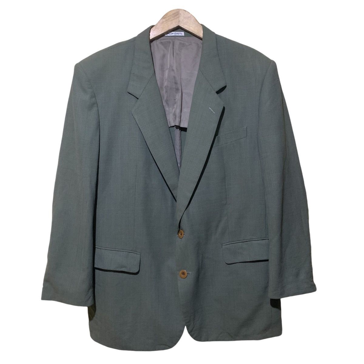 Saint Laurent Paris × Vintage × Yves Saint Laurent Vintage Yves Saint Laurent Blazer Size 42R - 1 Thumbnail