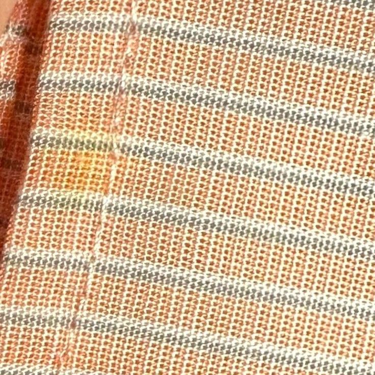 Calvin Klein Calvin Klein Shirt Button Up Mens Medium Peach Striped Non Iron Slim Fit Cotton Shirt Jacket? Size US M / EU 48-50 / 2 - 6 Thumbnail