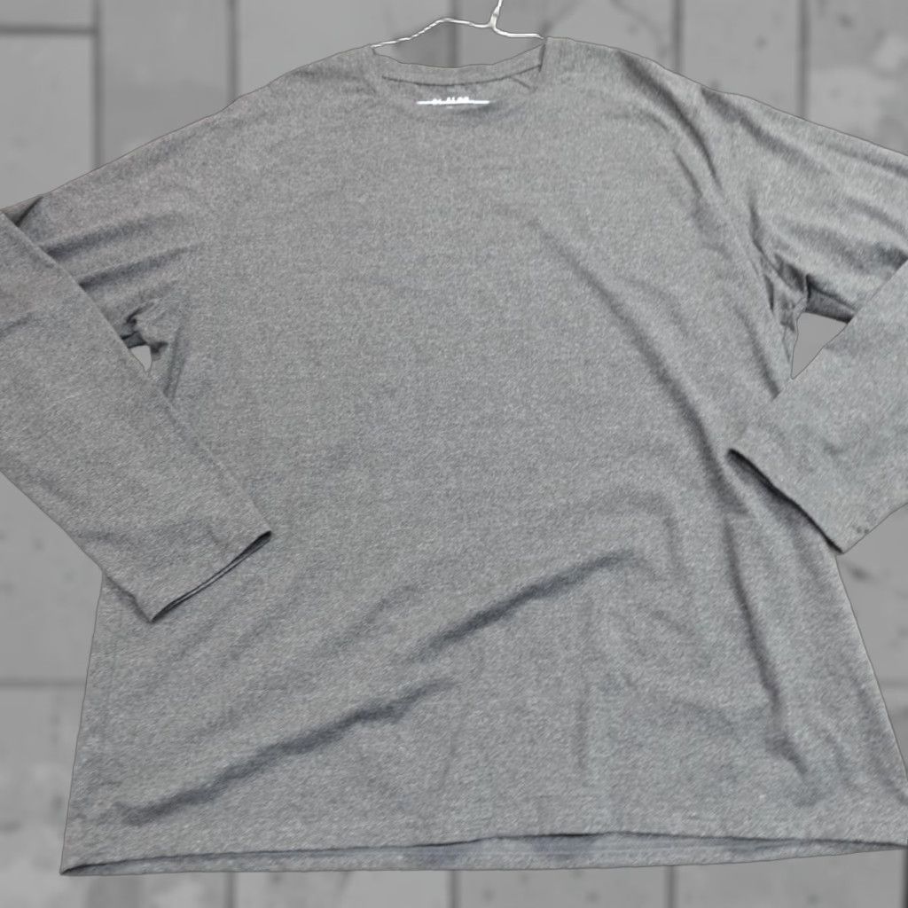Vintage 01.Algo Shirt 2XL Gray Solid Long Sleeve SPF 40 Performance Quick Dry Crewneck Shirt Mens Size US XXL / EU 58 / 5 - 1 Thumbnail