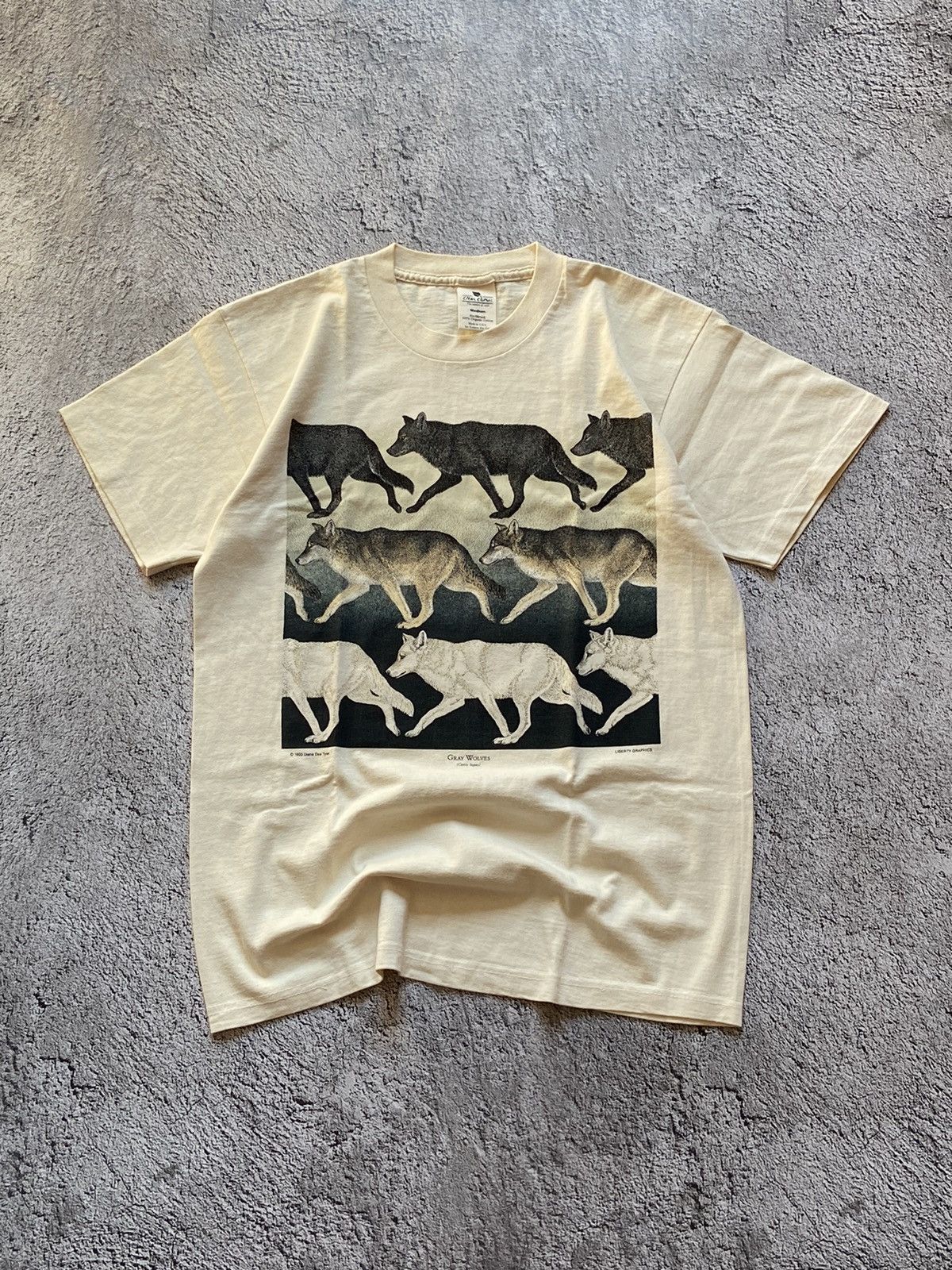 Vintage Vintage Wolf Diana Dee Tyler Distressed Tee Size US M / EU 48-50 / 2 - 2 Thumbnail