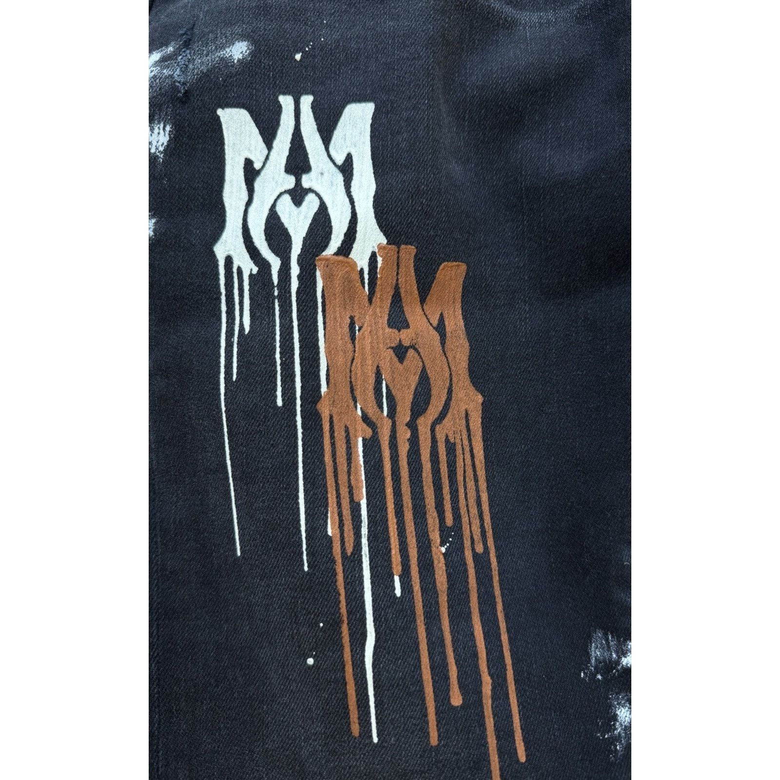 Amiri Size 34 - Amiri Aged Black MA Drip Jeans NEW/RETAIL $1,290 Size US 34 / EU 50 - 3 Thumbnail
