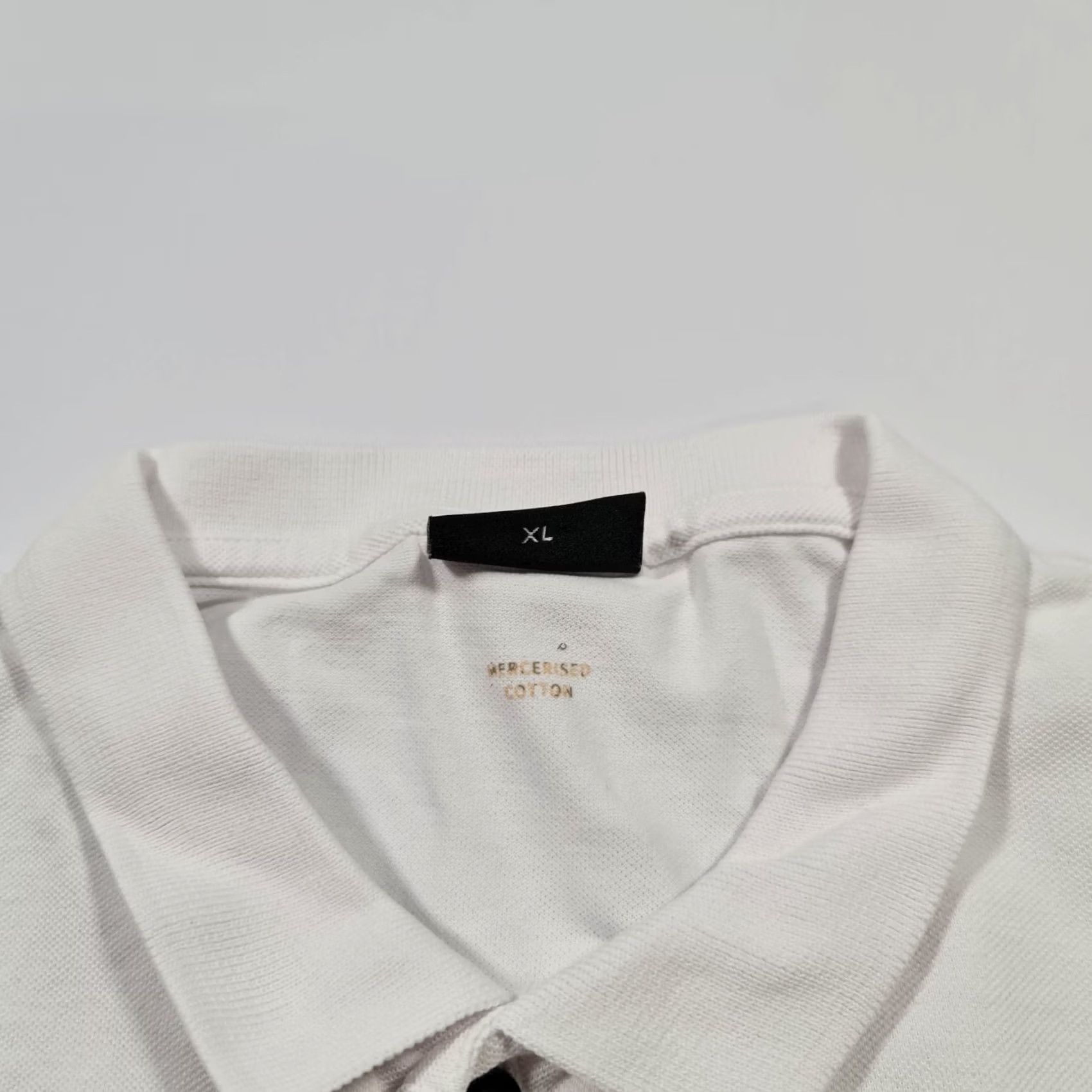 Vintage 883 Police Polo Shirt White XL Mens Short Sleeve Cotton Jersey Logo Embroidered Button Collar Golf Casual Top Size US XL / EU 56 / 4 - 4 Thumbnail