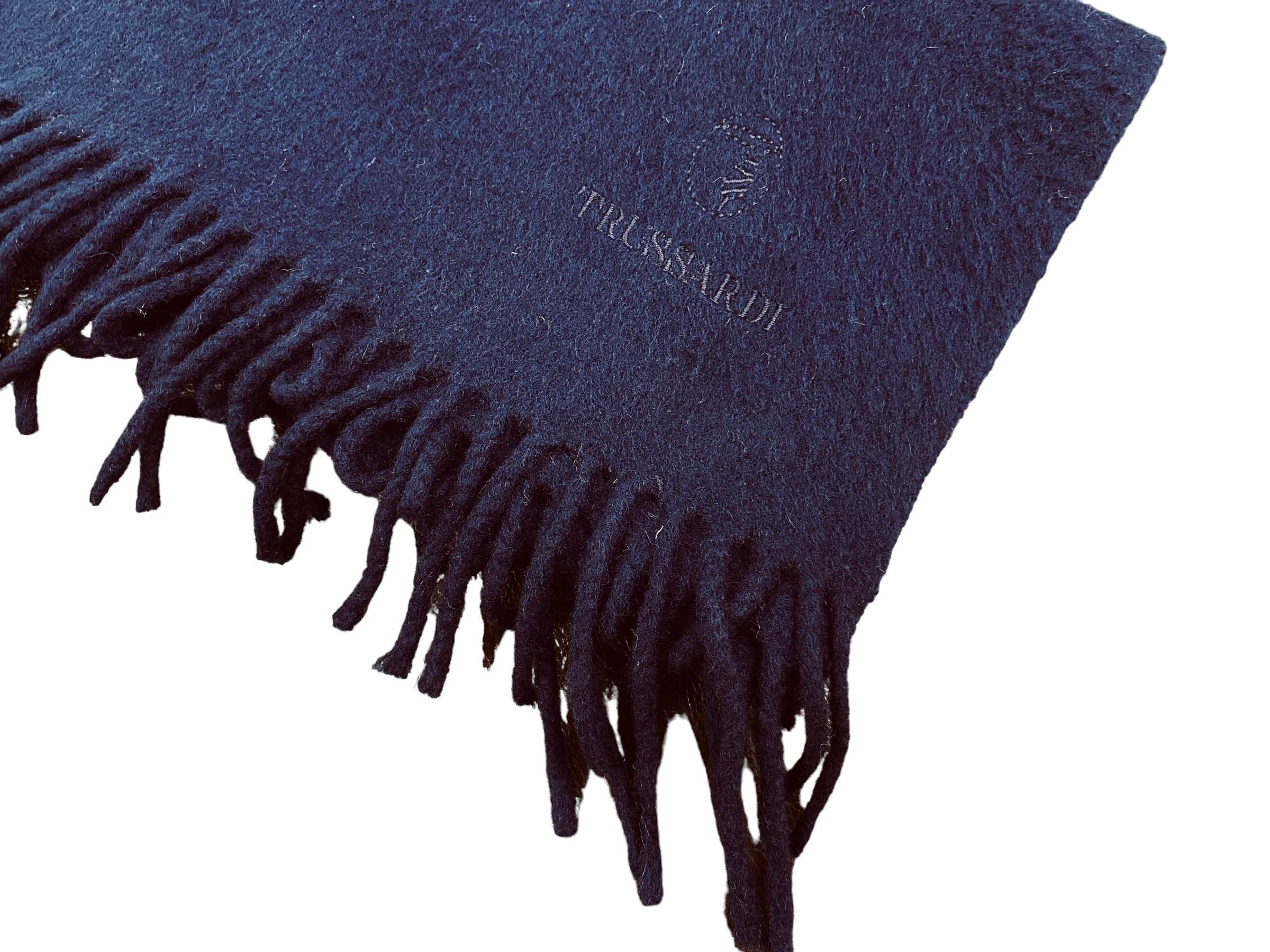 Trussardi Vintage Trussardi Lambswool Scarf Made in Italy 90s Size ONE SIZE - 5 Thumbnail