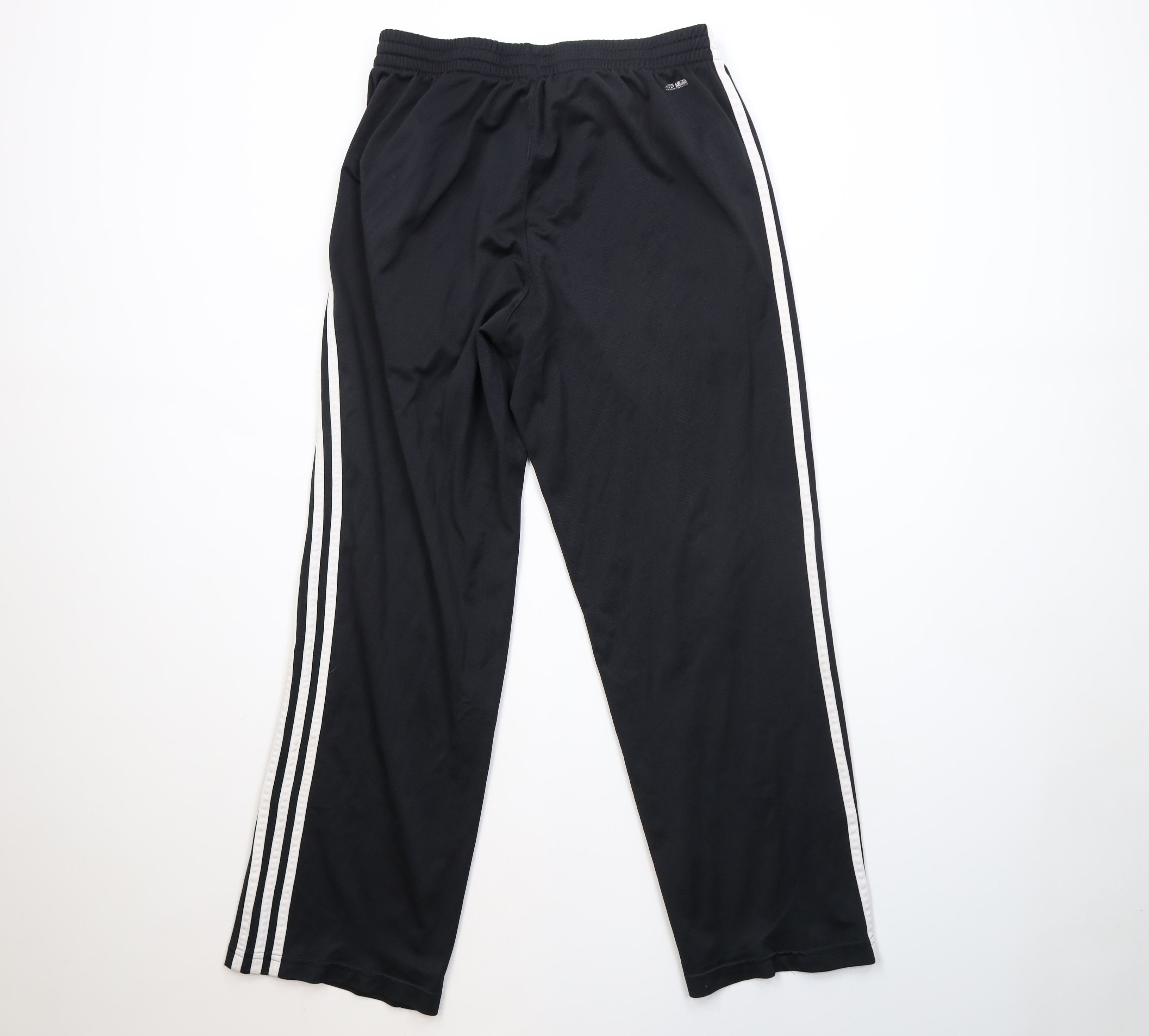 Adidas Vintage Y2K Adidas Spell Out Striped Wide Leg Pants Black Size US 34 / EU 50 - 9 Thumbnail