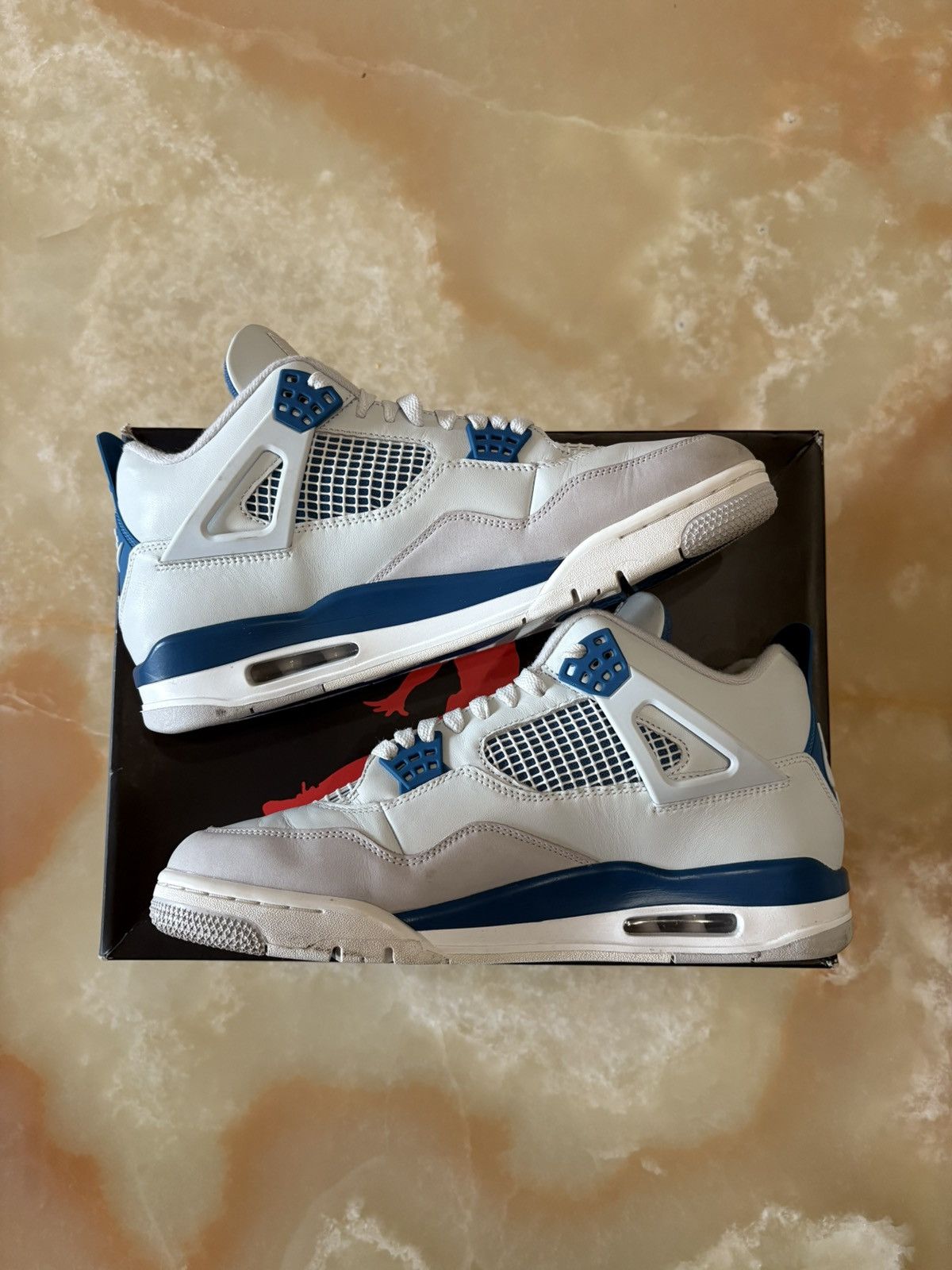 Jordan Brand Jordan 4 blue military Size US 11.5 / EU 44-45 - 2 Thumbnail