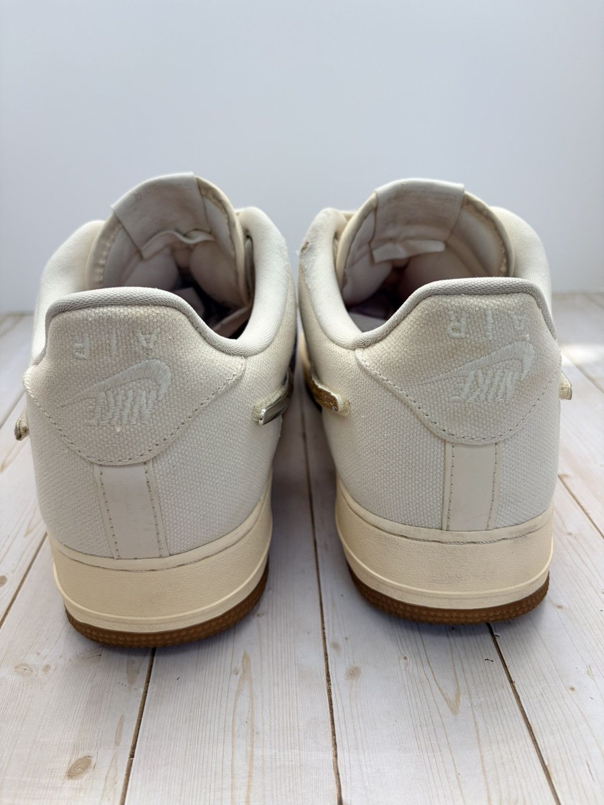 Nike × Travis Scott Nike Air Force 1 Travis Scott Sail Size 11.5 Size US 11.5 / EU 44-45 - 9 Thumbnail
