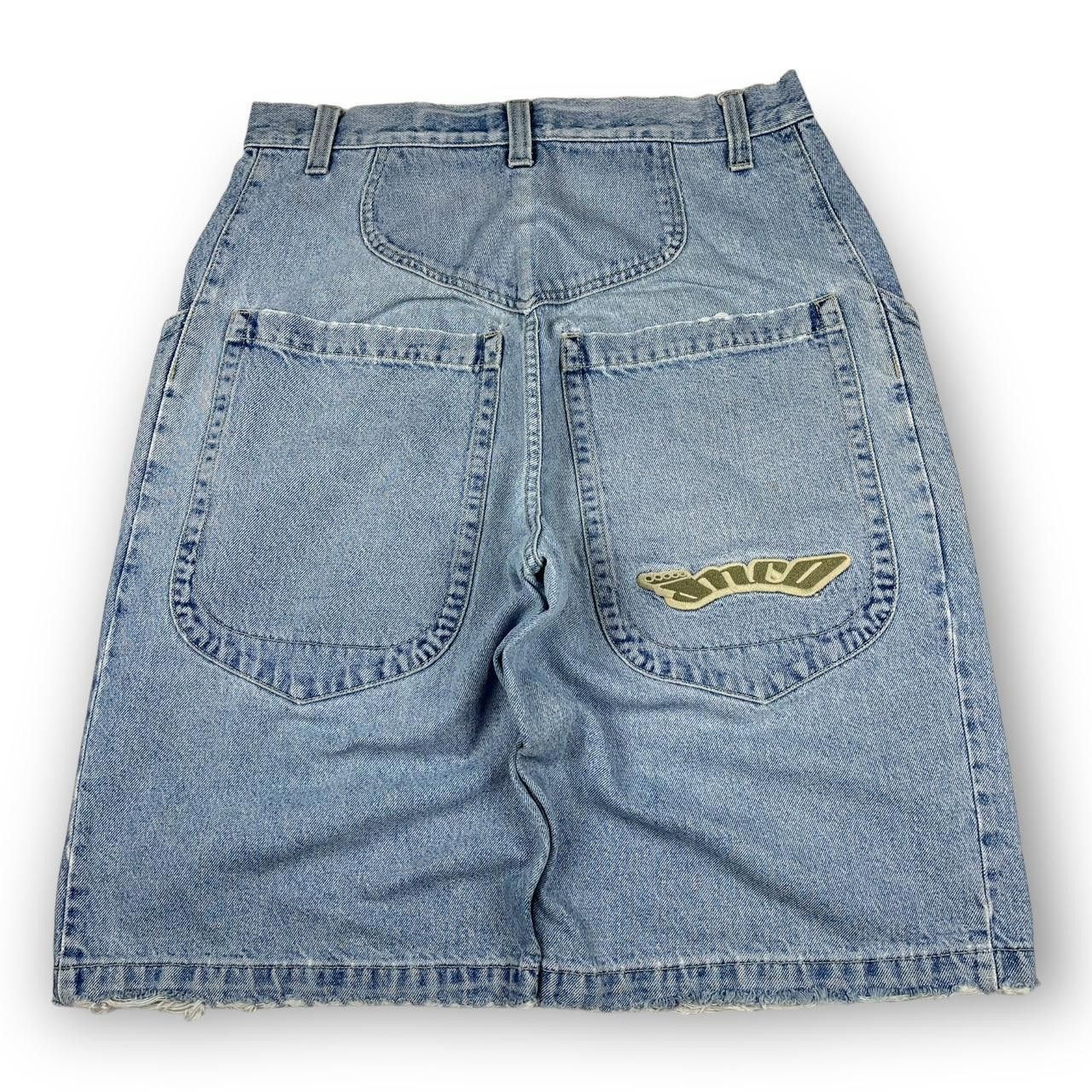 JNCO JNCO Men's Blue Shorts Size US 33 - 1 Thumbnail