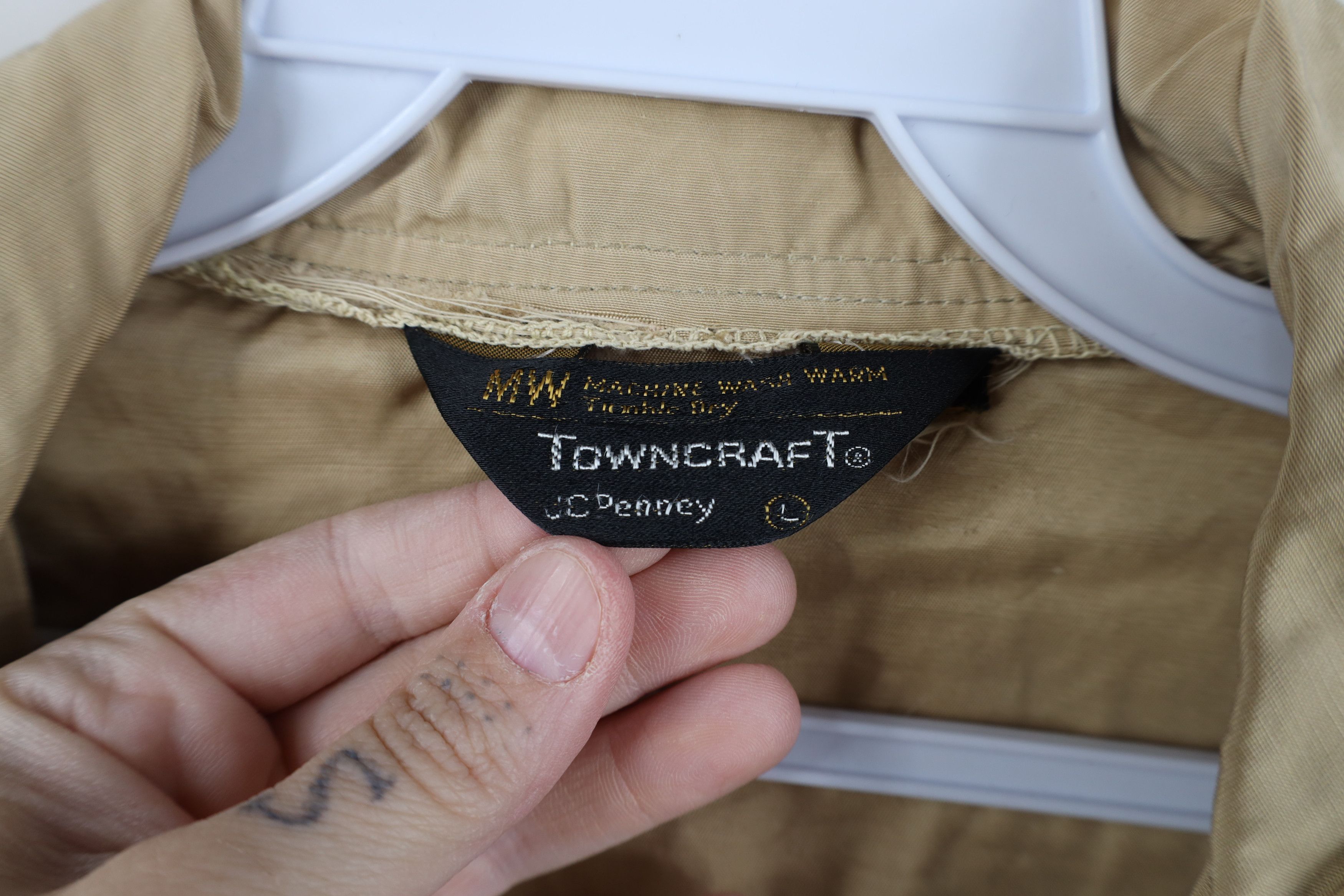 Vintage Vintage 70s Streetwear Rayon Gabardine Safari Bush Jacket Size US L / EU 52-54 / 3 - 10 Thumbnail